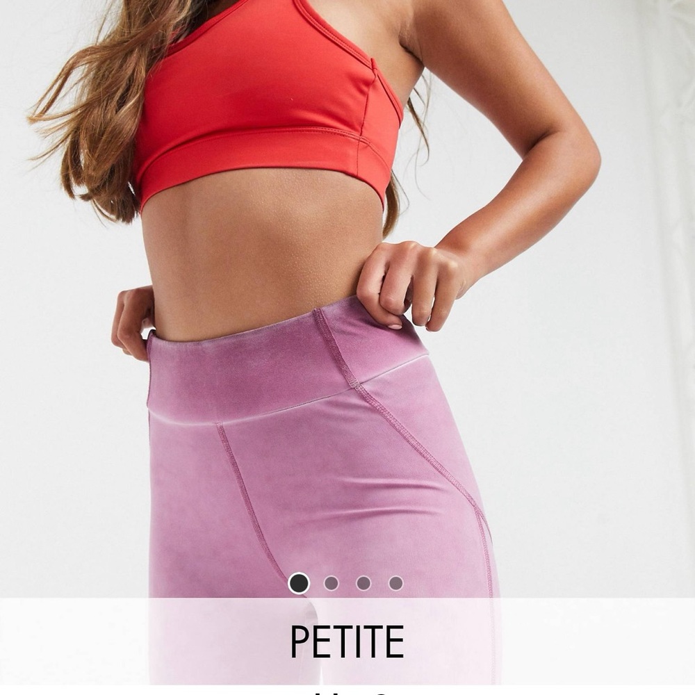 * Brand : ASOS Petite oil wash legging
* Size : 00-0/Xs Petite
* Color : Purple